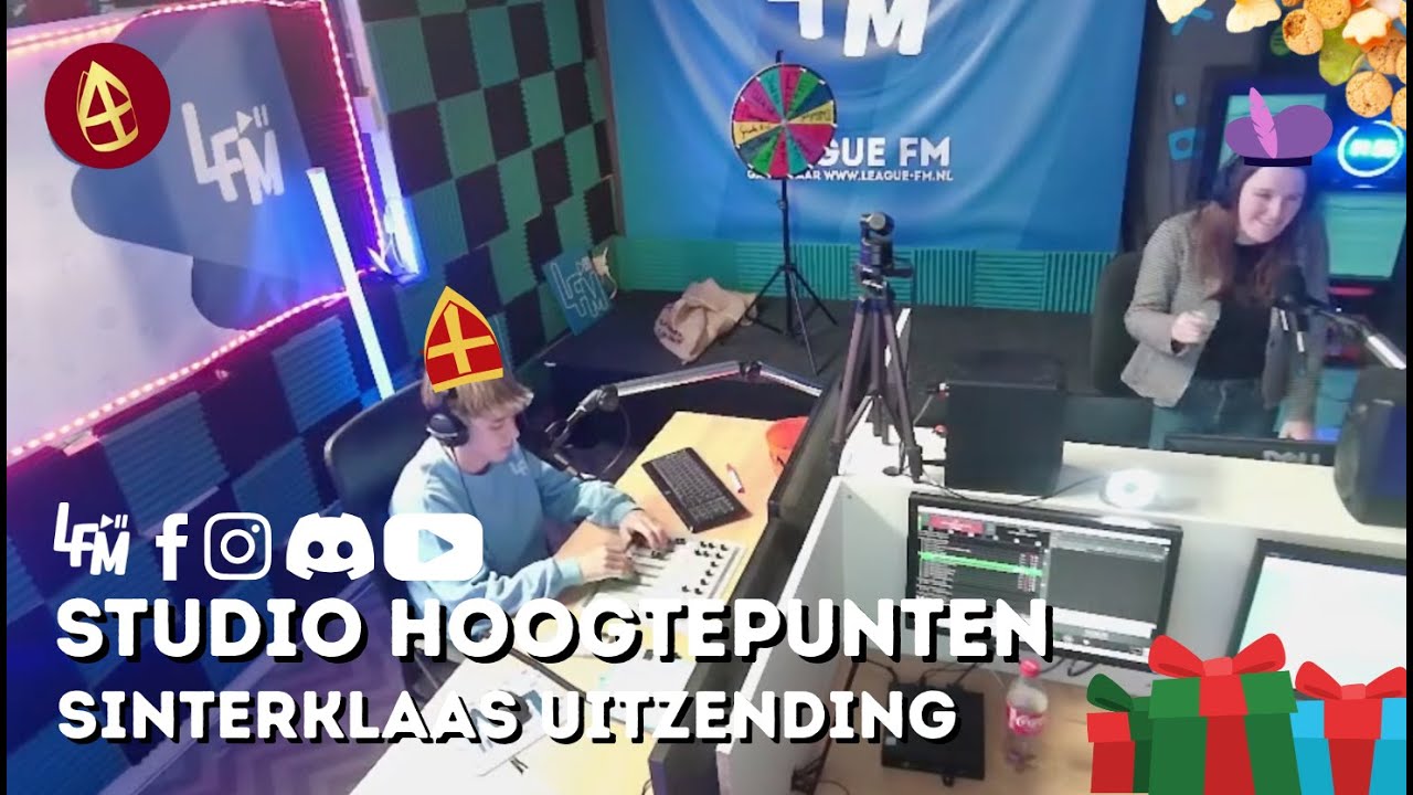 LeagueFM - Studio Hoogtepunten - Sinterklaas uitzending (30-11)