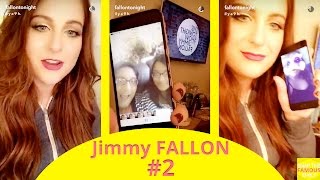 Meghan Trainor with Jimmy Fallon - snapchat - august 29 2016