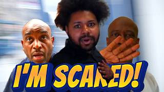 Security is scared of a camera in NYC!