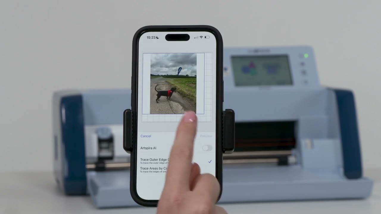 Brother Artspira - line art tracing function