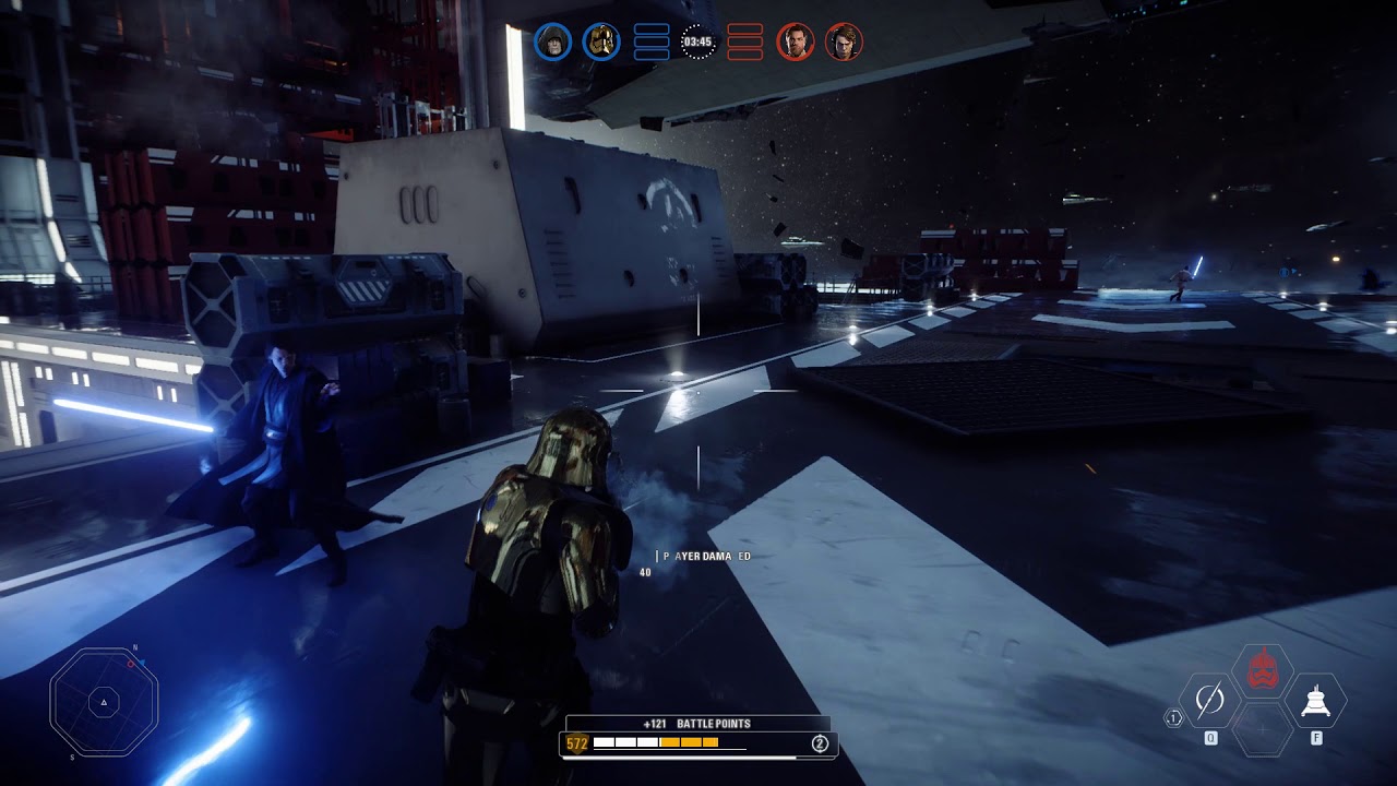 Battlefront 2 - Commander Pyre vs Anakin Skywalker - YouTube