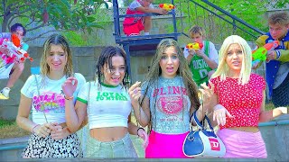 CHALLENGE EXTREMĂ în vacanța de vară! 🌅 Fetele nu iartă baschetbalistii!