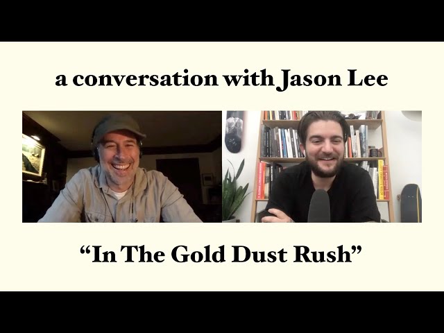 Jason Lee on his Latest Book | In The Gold Dust Rush - YouTube