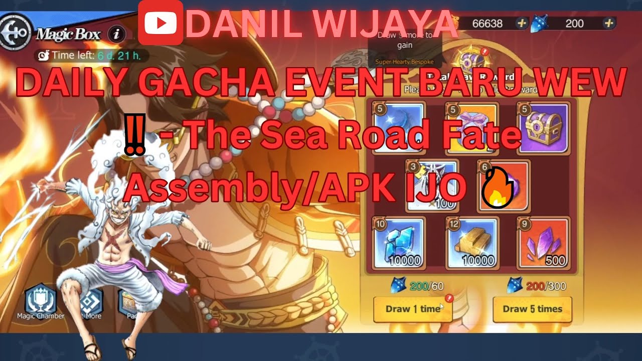 DAILY GACHA EVENT BARU WEW ‼️ - The Sea Road Fate Assembly/APK IJO 🔥