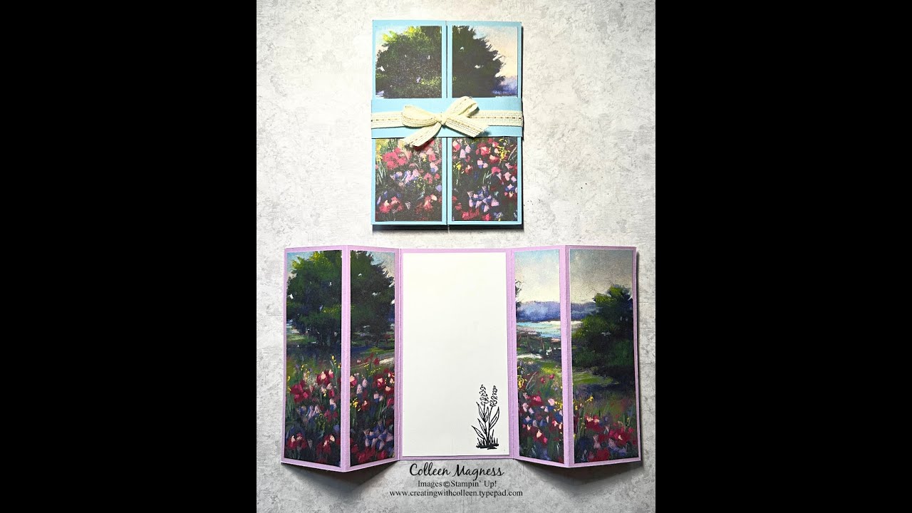New Meandering Meadows Scenic Specialty Cards