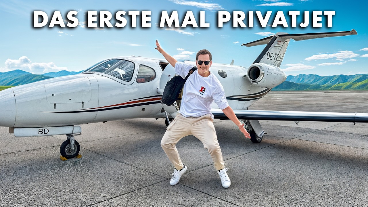 Mein erster Flug im Privatjet – mit Globeair! ✈️🔥