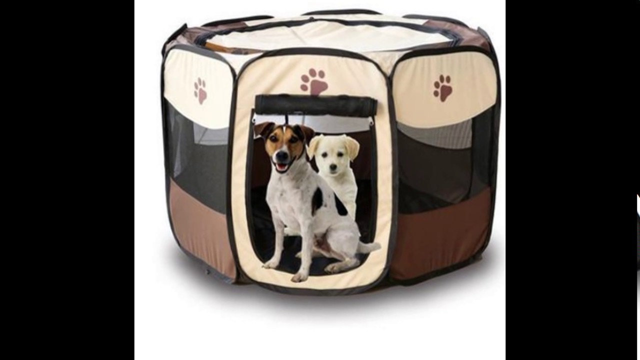 3 Colors Portable Folding Pet Tent Playpen
