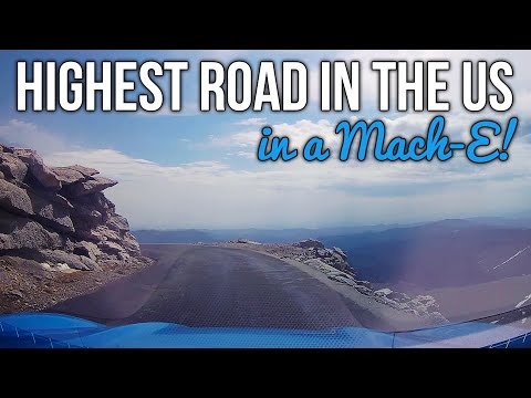 Highest Paved Road in North America in a Mach-E!