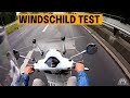 Vespa Gts 300 hpe Test Windschild hoch