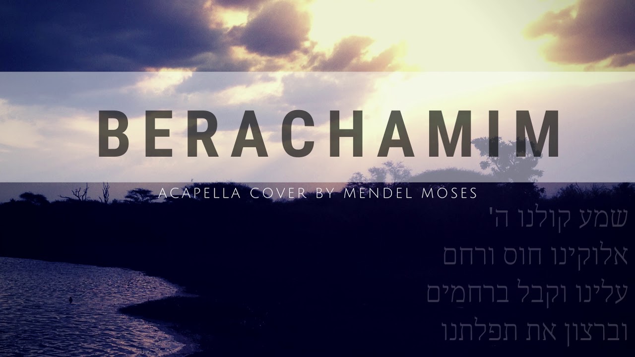 Mendel Moses - ''Berachamim'' By Benny Friedman (Acapella Cover)