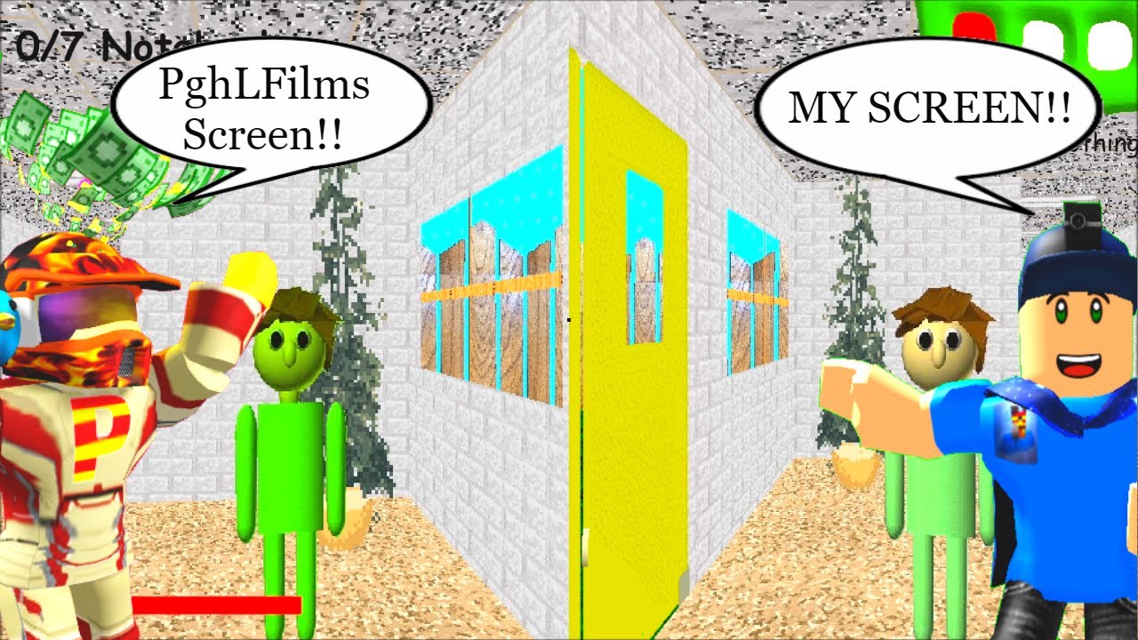 PghLFilms AND EFC Gaming Playing Baldi's Basics MULTIPLAYER!! Extra Footage!!