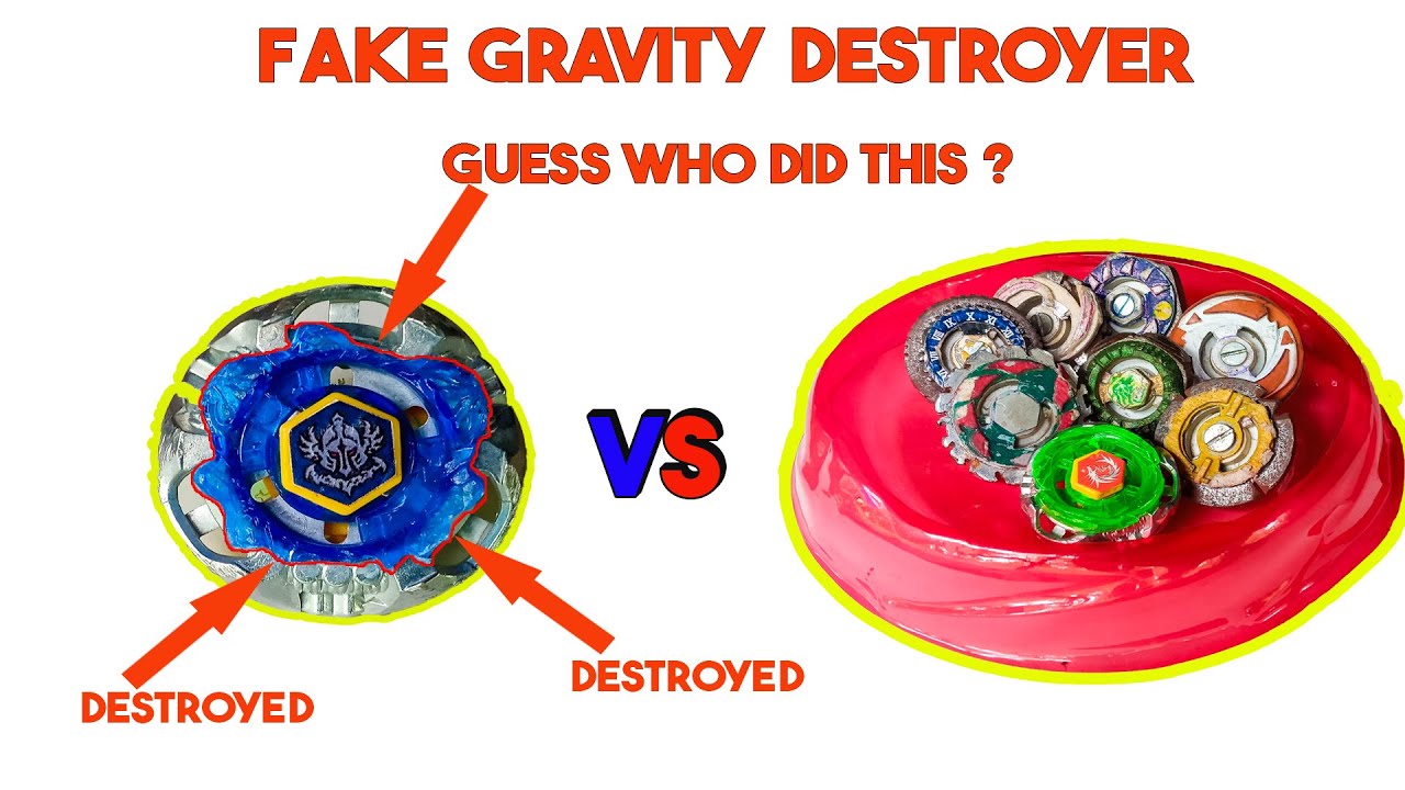 Gravity Destroyer VS my All homemade metal series beyblade - YouTube