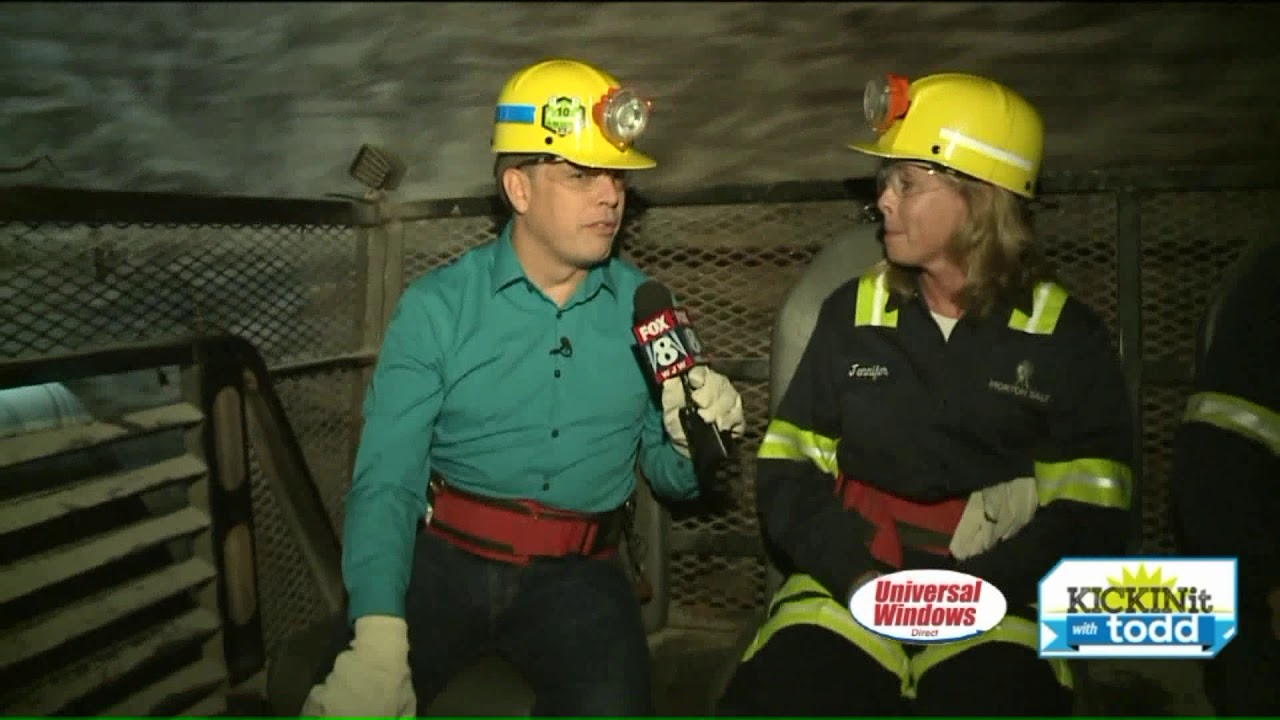 A rare look under Lake Erie in the Morton Salt Mine