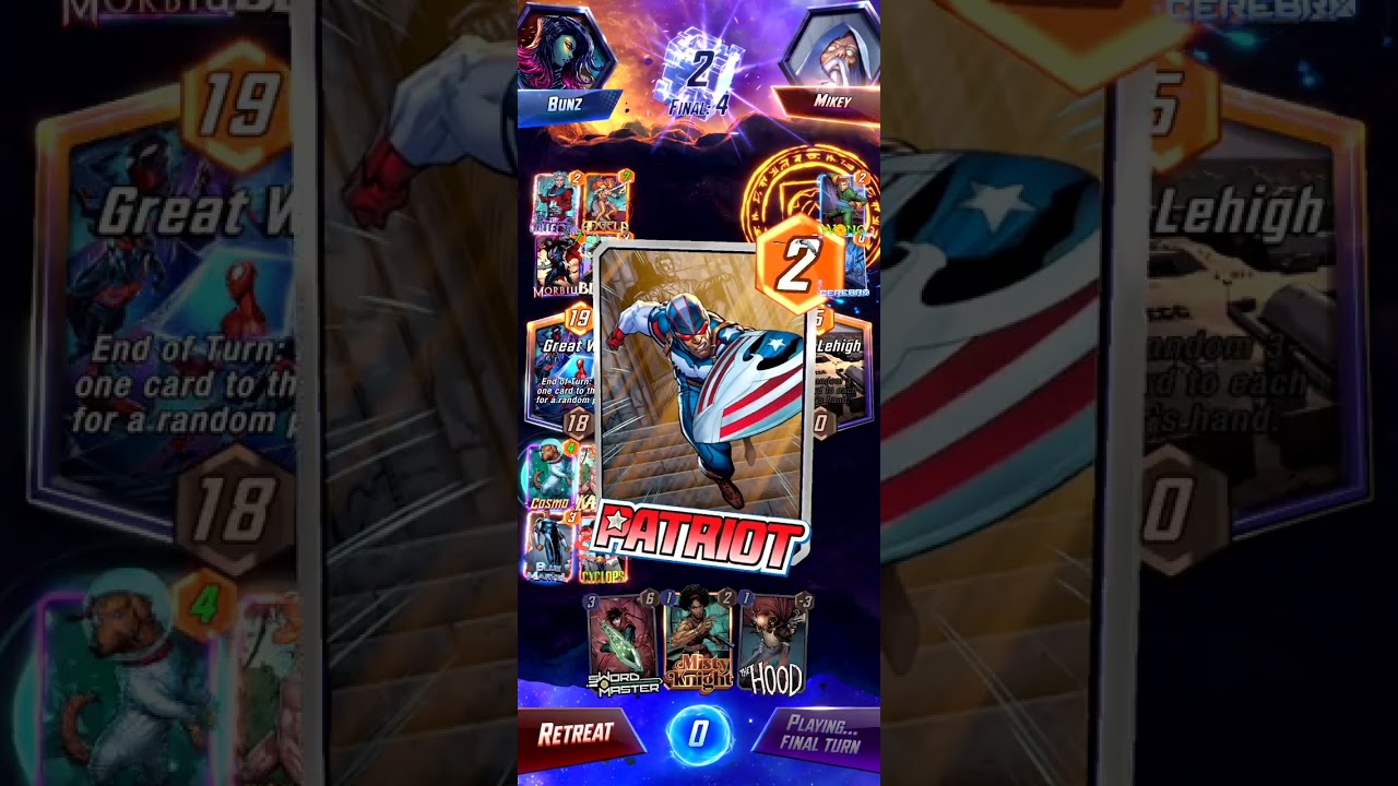 Marvel snap! Patriot deck tryouts 1