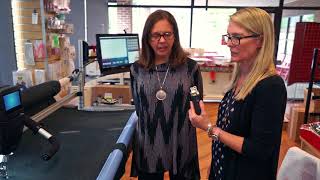 How to link multiple rows of designs when using the robotics on the Bernina Longarm