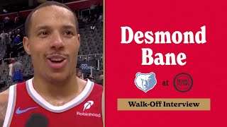 Desmond Bane Walk Off Interview | Grizzlies at Pistons
