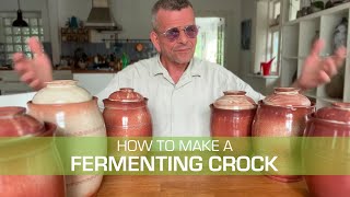 60.  Making a Fermenting Crock on the Potters Wheel