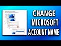 How to Change Your Microsoft Account Name (full guide)