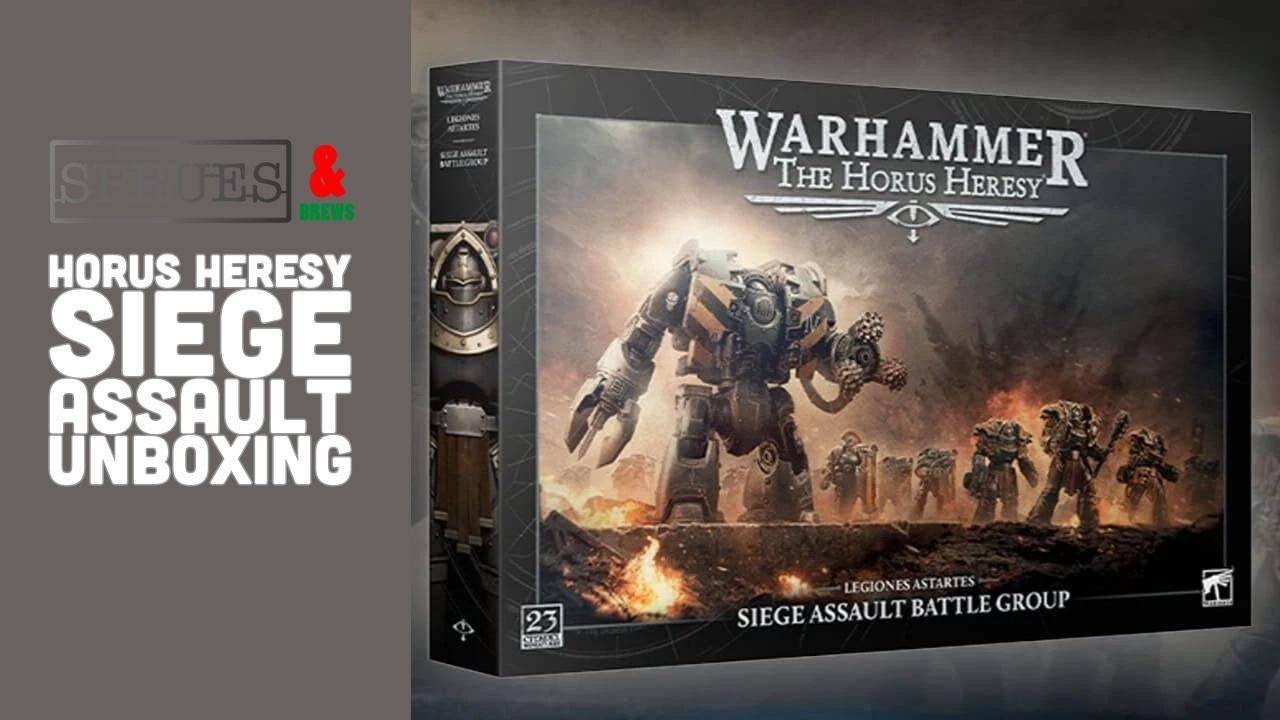 Распаковка и обзор боевой группы Warhammer The Horus Heresy Siege Assault — Breachers & Terminators!