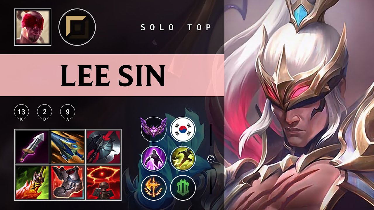 Lee Sin Top vs Renekton - KR Master Patch 25.22