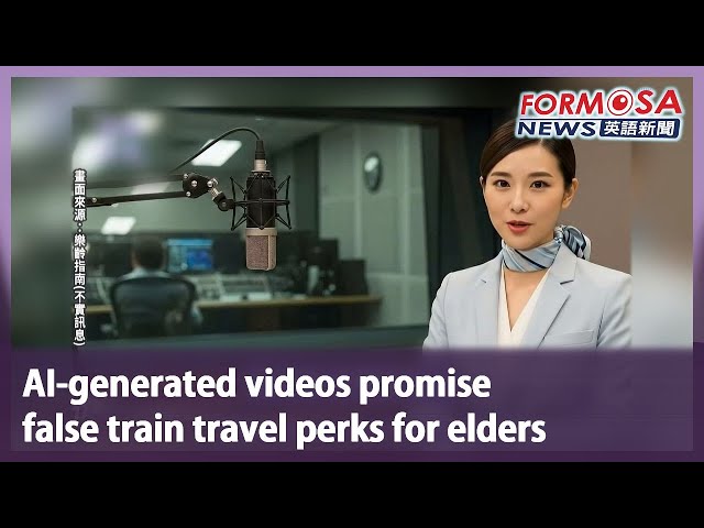 AI-generated videos promise false train travel perks for elders｜Taiwan News