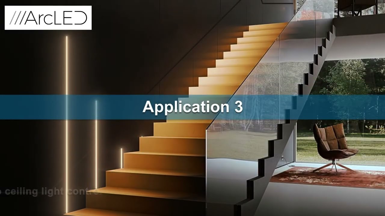 Arc LED 5-24VDC Dual PIR Sensor  - ES-D