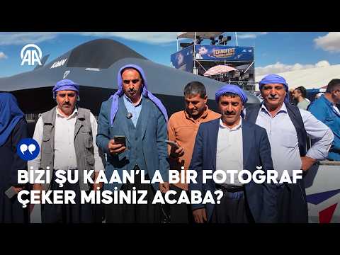 TEKNOFEST excitement of the people of Şanlıurfa | "Could you take a photo with KAAN?"