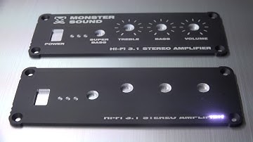 HIGH-SPEED LASER MARKING, BLACK ANODIZED ALUMINIUM PANELS - TAKACHI ENCLOSURE