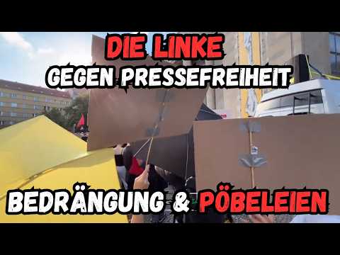 The Left vs. Press Freedom - Violence, Harassment & Insults at Berlin Rally