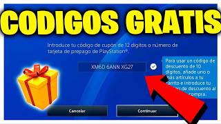 ¡YA CODIGOS GRATIS EN PLAYSTATION 4 PARA TODOS! 🎁