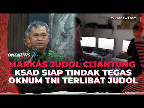 KSAD Maruli Buka Suara Soal Dugaan Markas Judol di Rumah Dinas TNI AD | OneNews Update