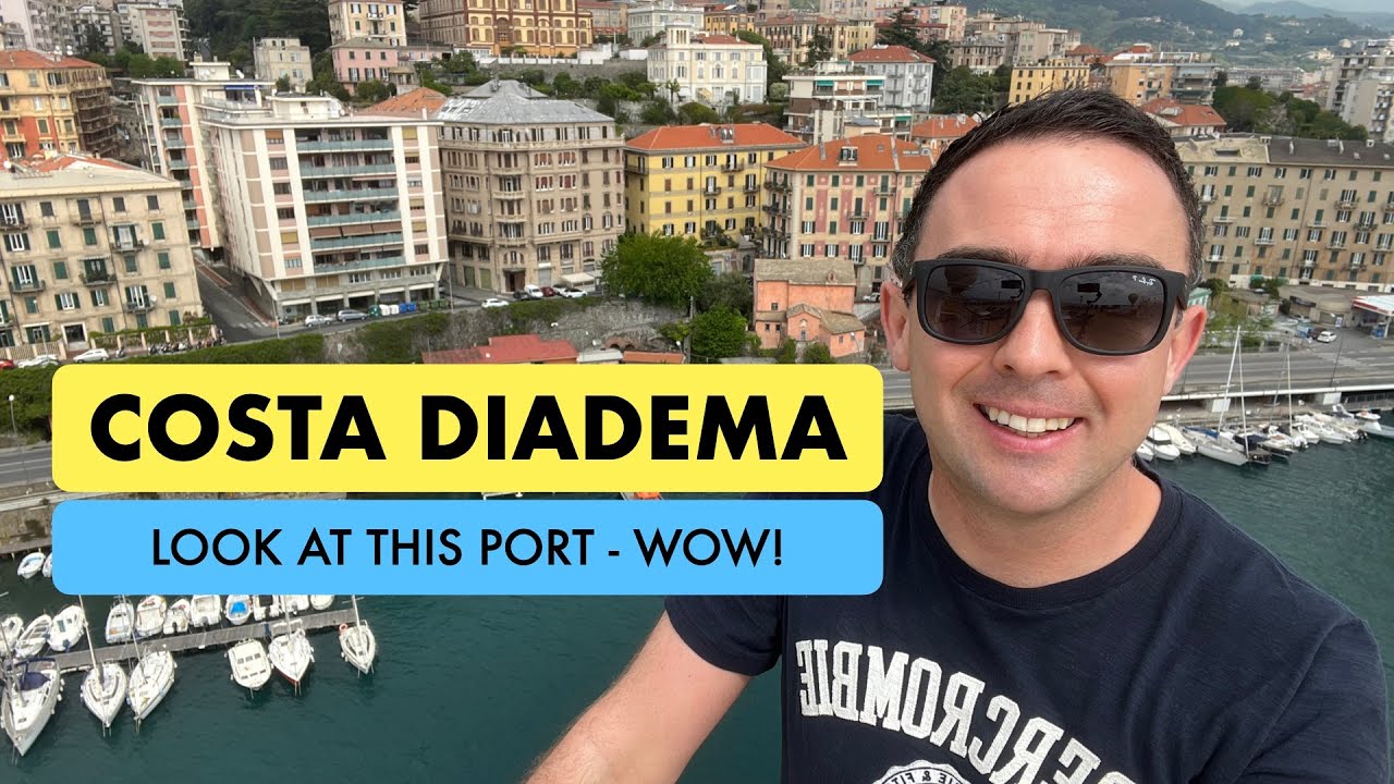 Costa Cruises - LOOK AT THIS PORT - WOW!!... Costa Diadema - Vlog 2: Exploring Savona, Italy!