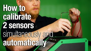 How to calibrate two Pt100 sensors simultaneously and automatically