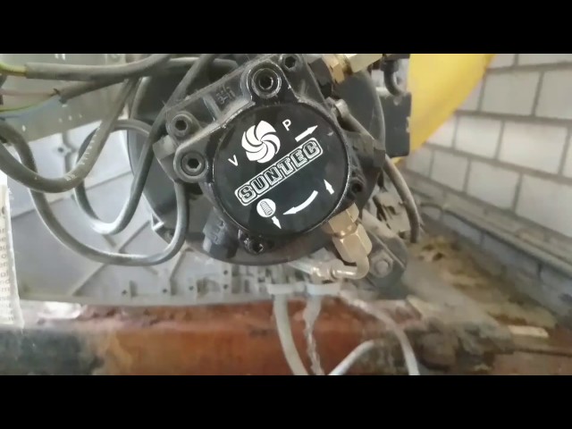 Bomba de gasoil con un latiguillo, instalación sin retorno en quemador de gasoil