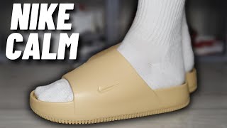 DON'T BUY THESE! Nike Calm Slides On Feet Review