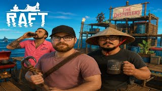 SURVIVING ON OUR RAFT! DAY 1 WITH PTRU0NG AND BRICKHEAD33