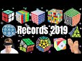 TODOS los Récords Mundiales del CUBO de RUBIK 2019 | WRs Speedcubing WCA