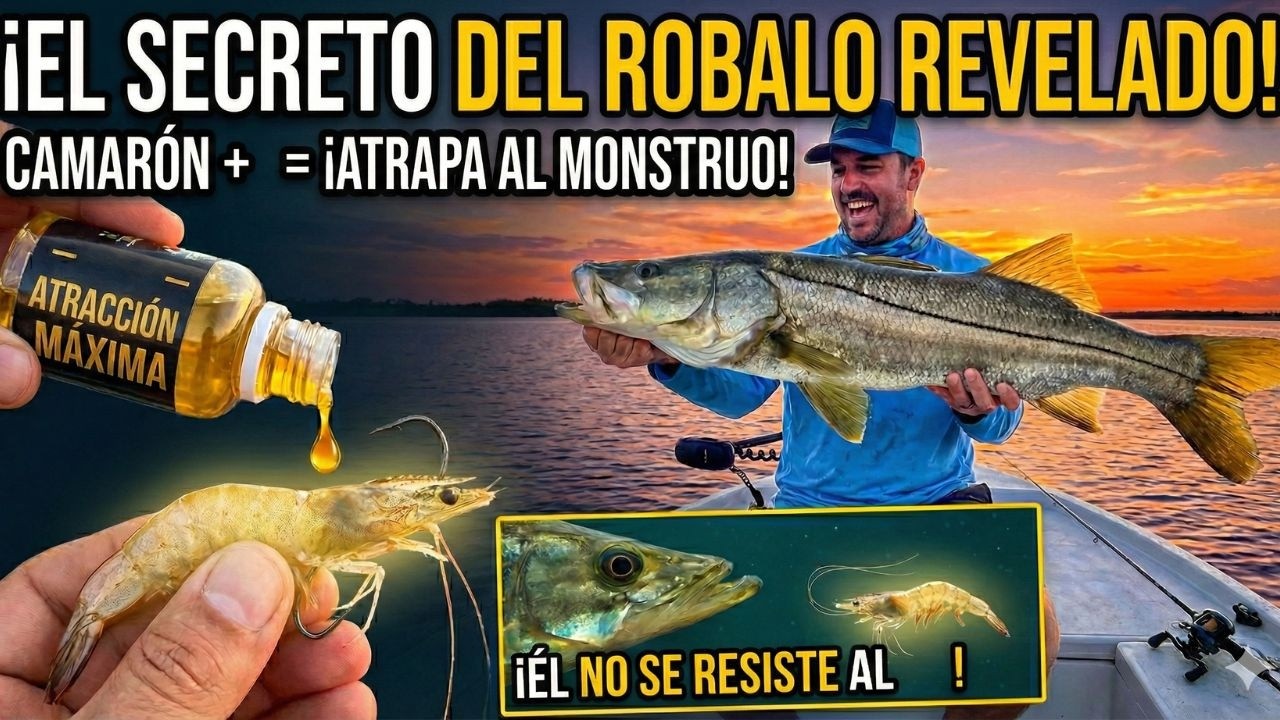 Mezcla camarón + esto en el cebo para la lubina y lo detecta desde lejos. Esto nadie lo explica bien