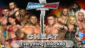 WWE SmackDown vs. Raw 2006 - Everything Unlocked | Cheat & Trick