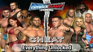 WWE SmackDown vs. Raw 2006 - Everything Unlocked | Cheat & Trick
