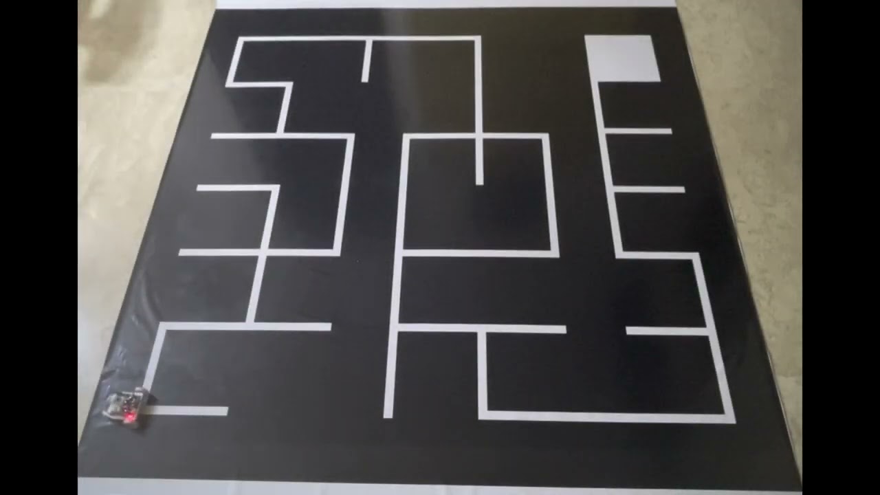 IIT Techfest Meshmerize (2021) Maze Solving Bot Test Run