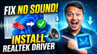 How to Download & Install Realtek Audio Driver for Windows 10/11 | Fix Sound Issues