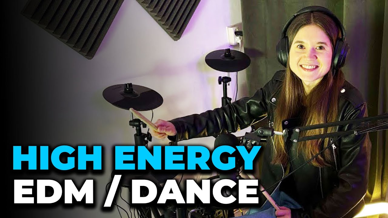 56-Minute EDM Drumming Marathon – High-Energy Dance Beats + Live Stream Fun!