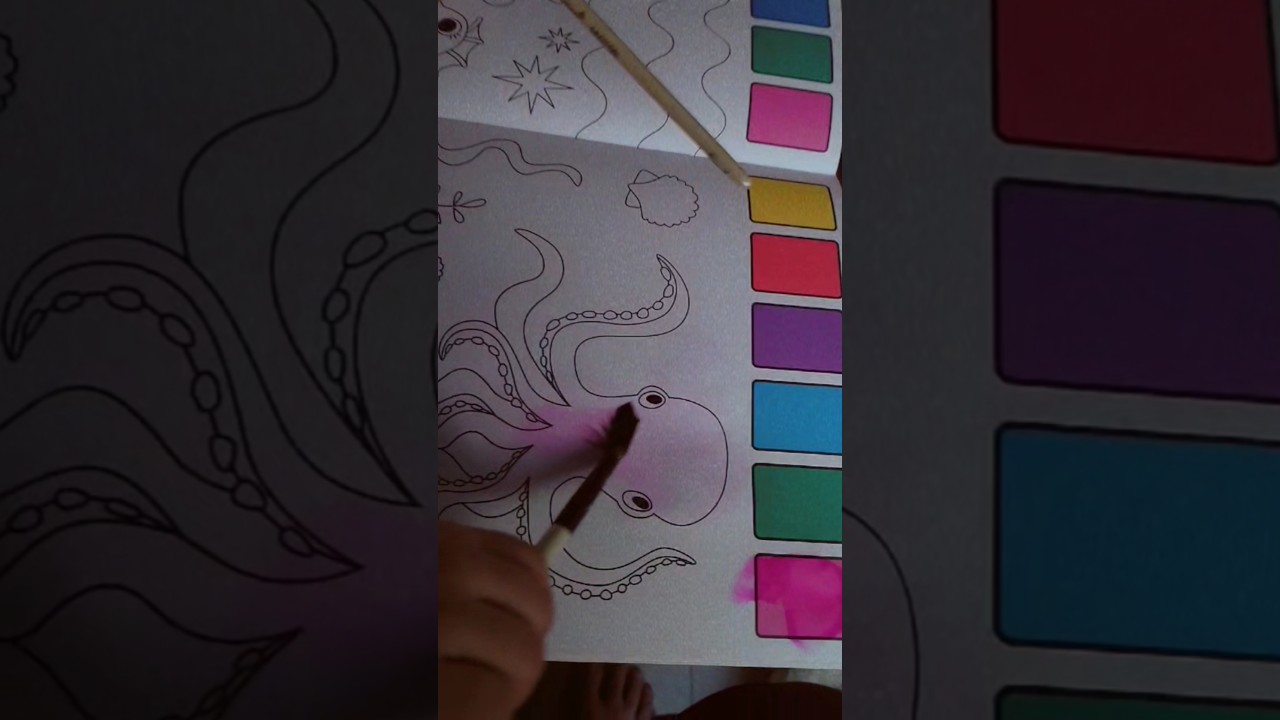 Watch colors magic | Magic watercolor painting