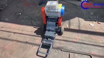 Máy cắt thép hàn quốc d25 có bánh xe đẩy dùng diện 220v