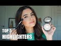 TOP 5 HIGHLIGHTERS FOR INDIAN/OLIVE SKINTONE| Preet Aujla