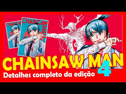 CHAINSAW MAN 4 - UMBOXING E DETALHES DO MANGÁ, DENJI E POWER