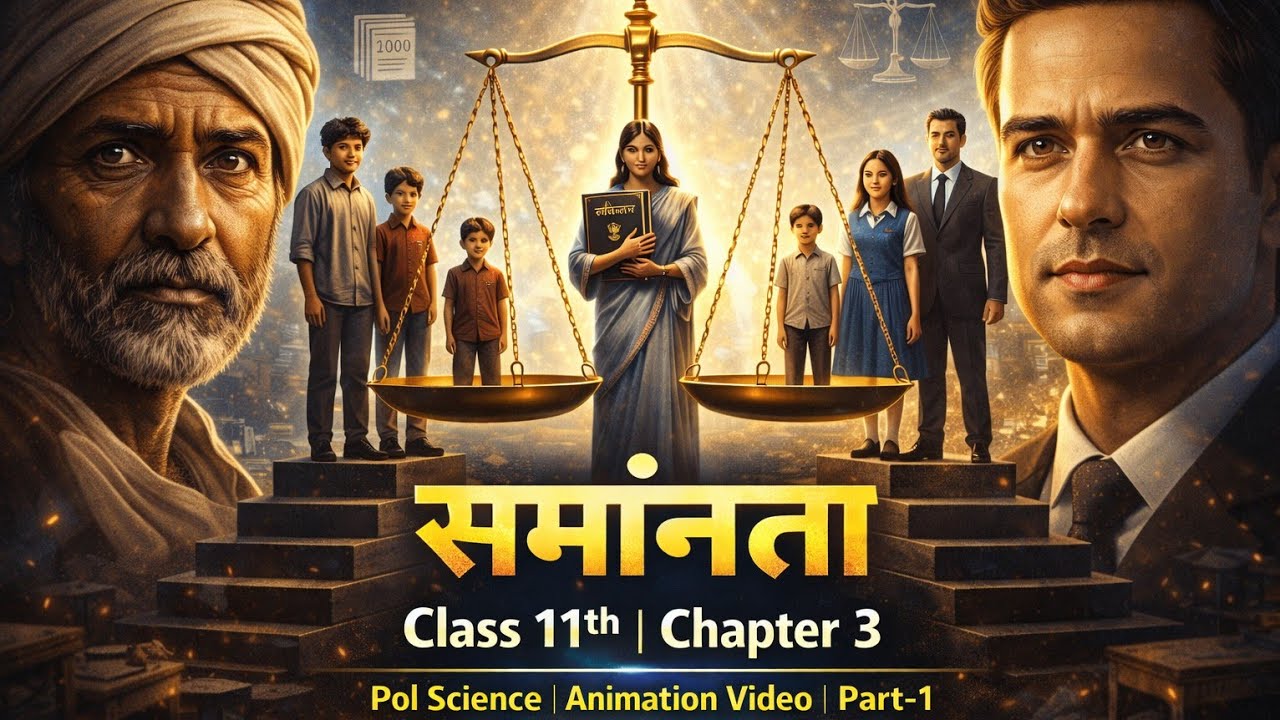 Class 11 Political Science Chapter 3 | समानता (Equality) Part 1 ...