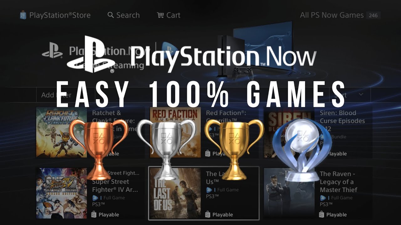 Простые игры PSNow на 100% | Ноябрь 2020