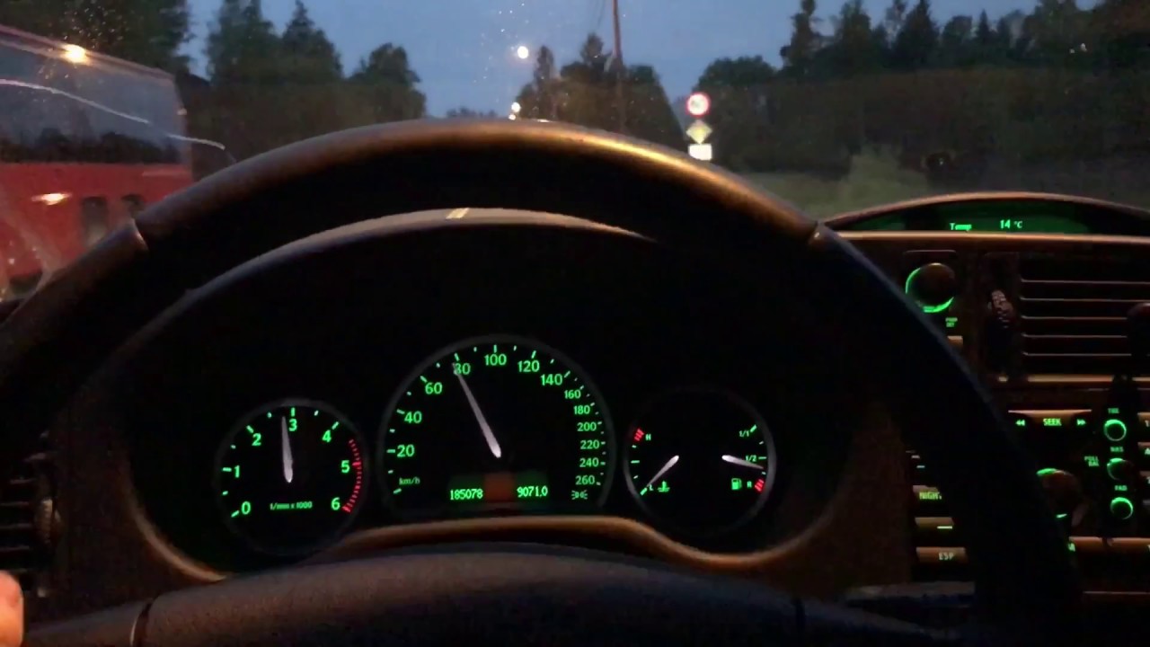 Saab 9-3ng outside light walkaround ++